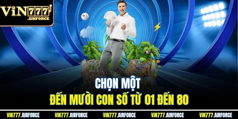 Keno - Hướng Dẫn Cách Chơi Cùng Với Cơ Cấu Giải Thưởng 3 Chọn một đến mười con số từ 01 đến 80